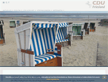 Tablet Screenshot of cdu-friesland.de